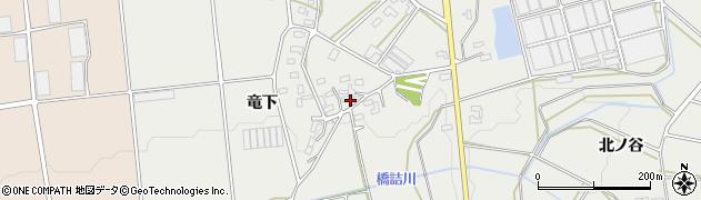 愛知県豊橋市東赤沢町竜下178周辺の地図
