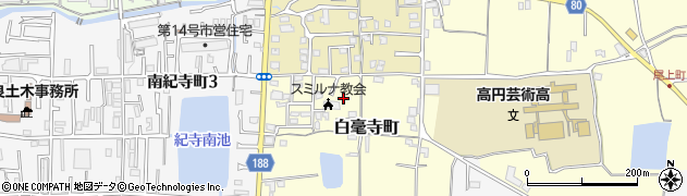 奈良県奈良市萩ガ丘周辺の地図