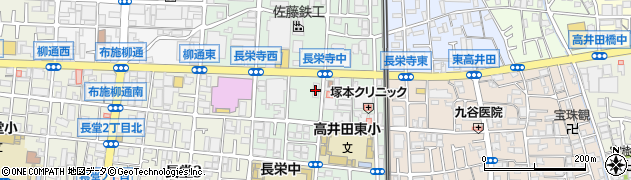 近鉄バス株式会社　総務部周辺の地図