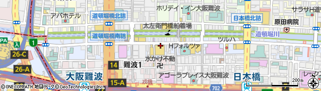 カラオケ レインボー 道頓堀店周辺の地図