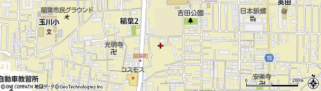 大阪府東大阪市稲葉2丁目5-12周辺の地図