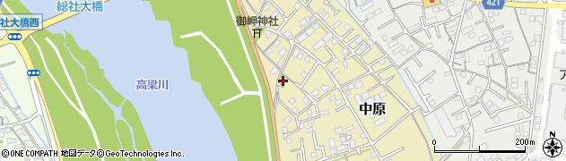 岡山県総社市中原865周辺の地図