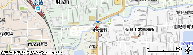 奈良県奈良市南肘塚町223周辺の地図