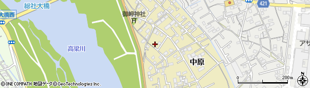 岡山県総社市中原864周辺の地図