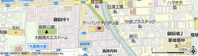アーバンケア八戸ノ里 デイサービスセンター周辺の地図