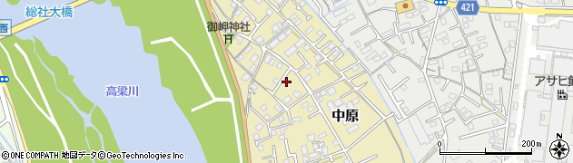 岡山県総社市中原869周辺の地図