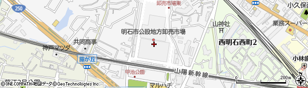 神港魚類株式会社明石支社　冷凍周辺の地図