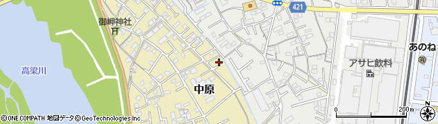 岡山県総社市中原840周辺の地図