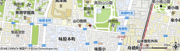 大阪府大阪市天王寺区味原町5周辺の地図