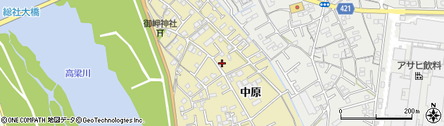 岡山県総社市中原851周辺の地図