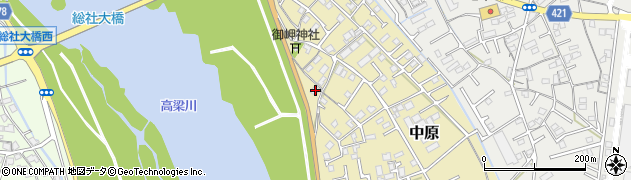 岡山県総社市中原953周辺の地図