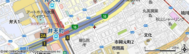株式会社フタバクリーニング　弁天町駅前店周辺の地図