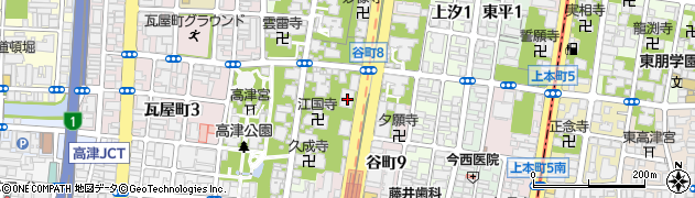 大仙寺周辺の地図