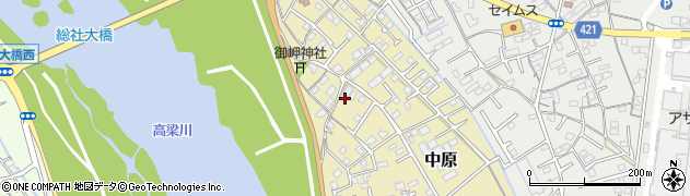 岡山県総社市中原863周辺の地図