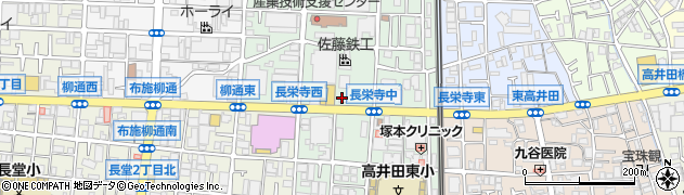 近鉄バス株式会社　布施営業所周辺の地図