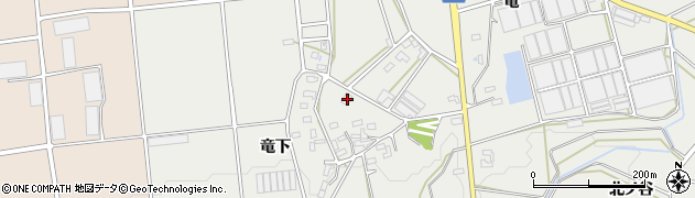 愛知県豊橋市東赤沢町竜下176周辺の地図