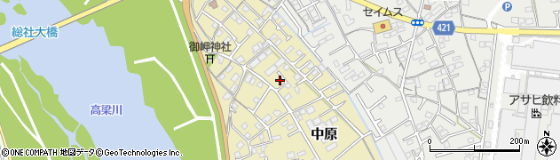 岡山県総社市中原852周辺の地図