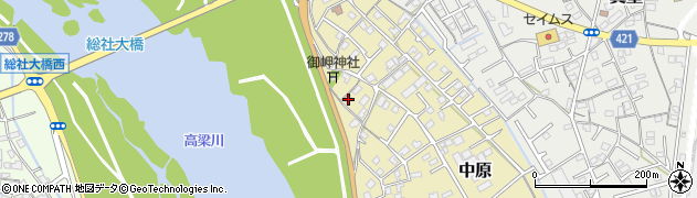 岡山県総社市中原951周辺の地図