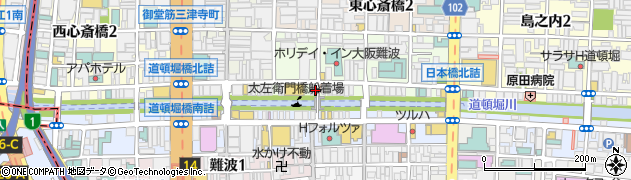 大阪府大阪市中央区宗右衛門町7-19周辺の地図