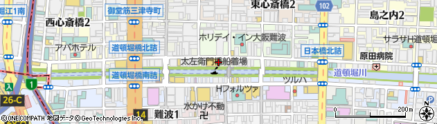 大阪府大阪市中央区宗右衛門町7-16周辺の地図