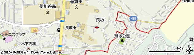 兵庫県神戸市西区伊川谷町長坂930周辺の地図