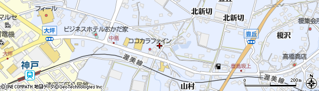 愛知県田原市豊島町釜鋳硲73周辺の地図