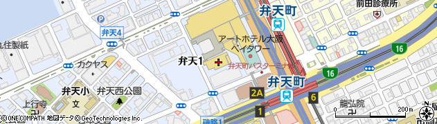 ホームセンターコーナン弁天町店周辺の地図