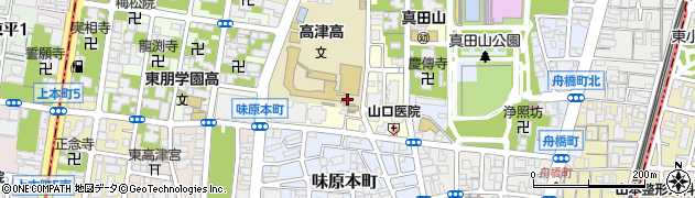 大阪府大阪市天王寺区餌差町周辺の地図