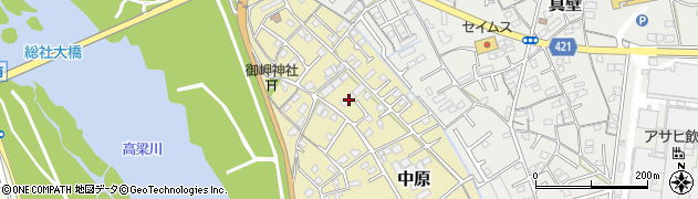 岡山県総社市中原857周辺の地図