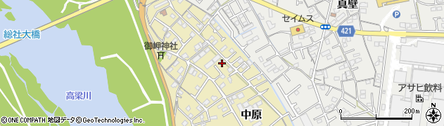 岡山県総社市中原855周辺の地図