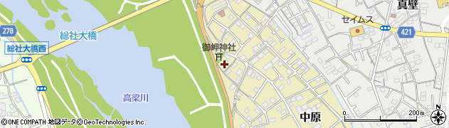 岡山県総社市中原950周辺の地図