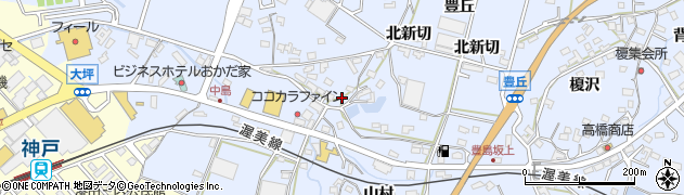 愛知県田原市豊島町釜鋳硲71周辺の地図