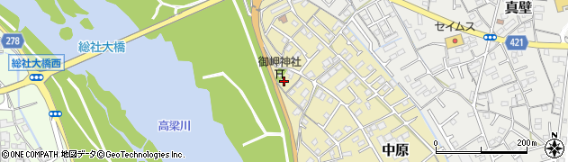 岡山県総社市中原949周辺の地図