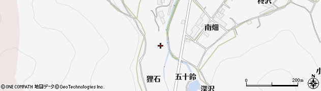 愛知県田原市仁崎町（下新田）周辺の地図