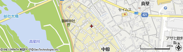 岡山県総社市中原859周辺の地図