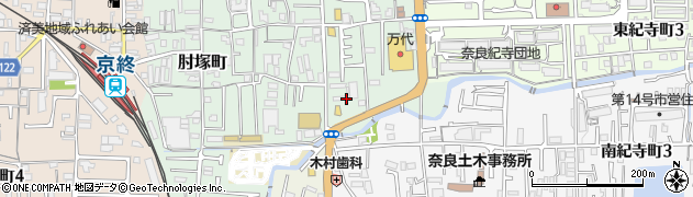 奈良県奈良市紀寺南方町周辺の地図