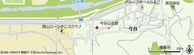岡山県岡山市中区今谷75周辺の地図