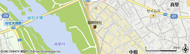 岡山県総社市中原965周辺の地図