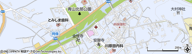 伊賀市役所　青山支所地域振興周辺の地図