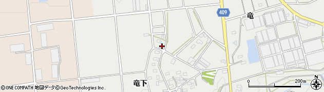 愛知県豊橋市東赤沢町竜下402周辺の地図
