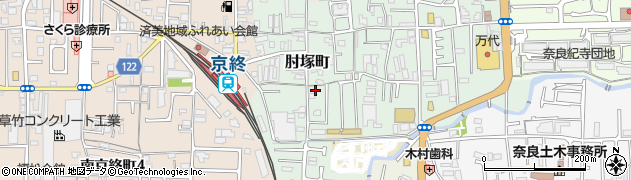 奈良県奈良市竹花町周辺の地図