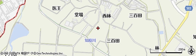 愛知県豊橋市杉山町西林33周辺の地図