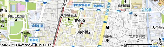 大阪府大阪市東成区東小橋周辺の地図