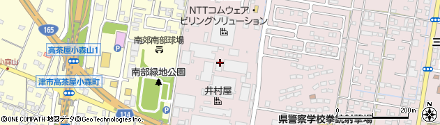 三重県津市高茶屋7丁目2周辺の地図
