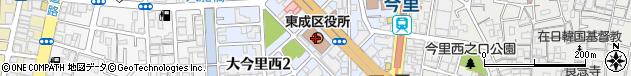 大阪府大阪市東成区周辺の地図