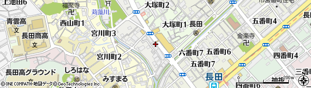 吉岡酒舗周辺の地図