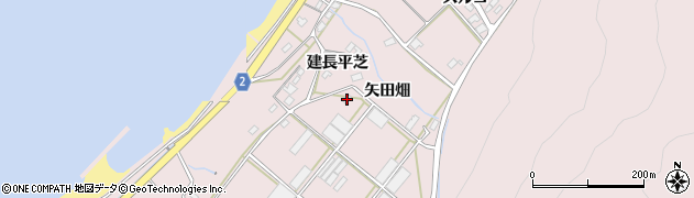 愛知県田原市野田町平芝周辺の地図