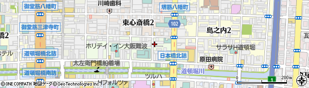 韓日館宗右衛門店周辺の地図