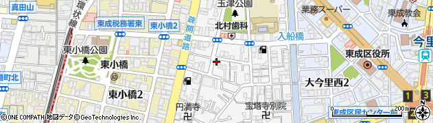 トーヨーケアセンター大阪周辺の地図