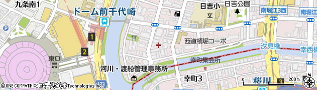 株式会社大阪木材相互市場　西道頓堀ハイツＤ棟管理室周辺の地図
